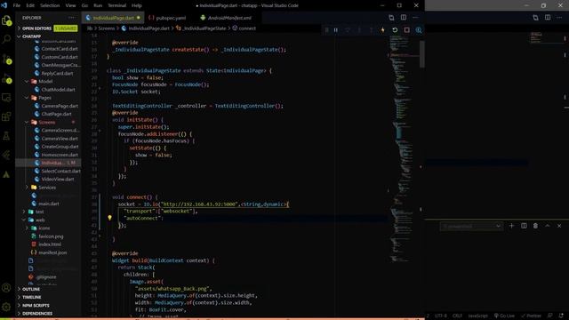 Flutter - Let's Connect our Chat App to SocketIo Server (Backend) || Realtime Communication || #18