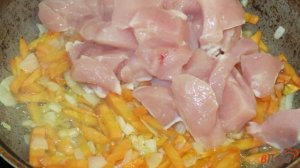 Плов с куриной грудкой