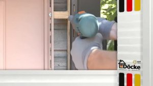 Установка финишного профиля Docke