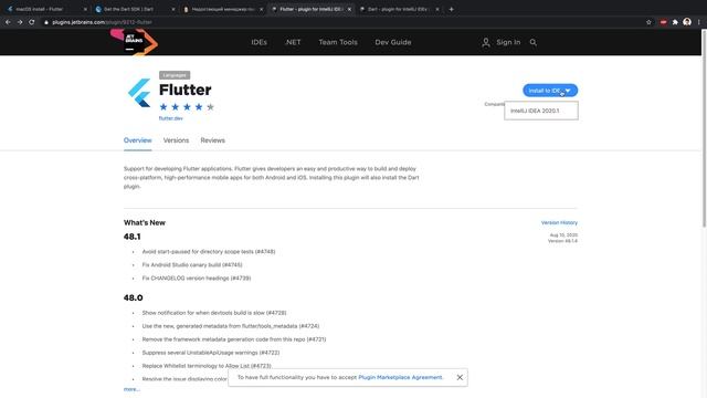 Краткая инструкция по установке Flutter и Dart смотреть онлайн