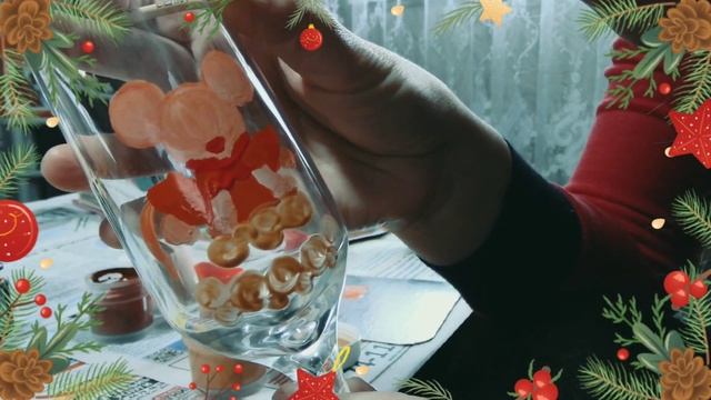ПОДАРКИ К НОВОМУ ГОДУ/РОСПИСЬ ПО СТЕКЛУ/РОСПИСЬ БОКАЛОВ/РУЧНАЯ РАБОТА К НОВОМУ ГОДУ
