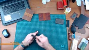 Работа с кожей! Обложка Для Проездного! Изделие Для Начинающих!