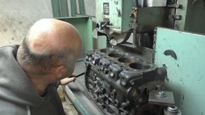 Ремонт ТД-27T ГБЦ и шлифовка блока