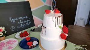 Как собрать многоярусный торт?Торт на юбилей! Свадебный торт! 3х ярусный торт!Сборкa! Оформление!??