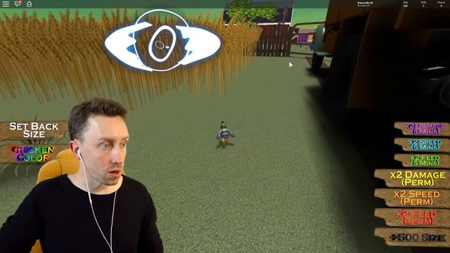 ГИГАНТСКАЯ КУРИЦА ROBLOX против Маленьких! Кто Сильнее? Хотел угнать ГРУЗОВИК | DAMON | ROBLOX смотреть онлайн