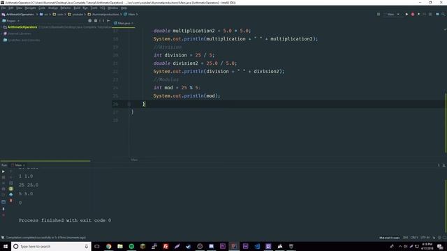 Java Tutorial Ep. 7 - Arithmetic Operators
