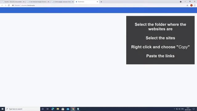✅ COPY URL of All OPEN TABS in CHROME ✔️ Without extensions