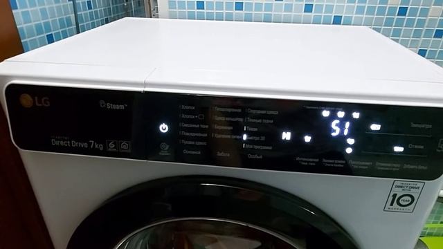 ОБЗОР Стиральная машина узкая LG F2H5HS6W Покупка в МВидео смотреть онлайн