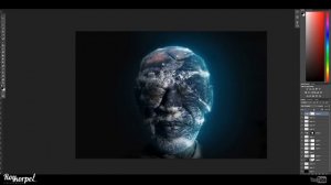 #Photoshop manipulation time lapse - Father Earth