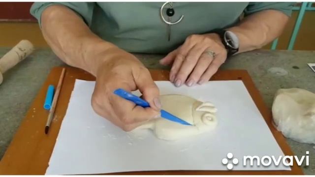 Мастер-класс "Рыба из соленого теста". Часть 1 смотреть онлайн