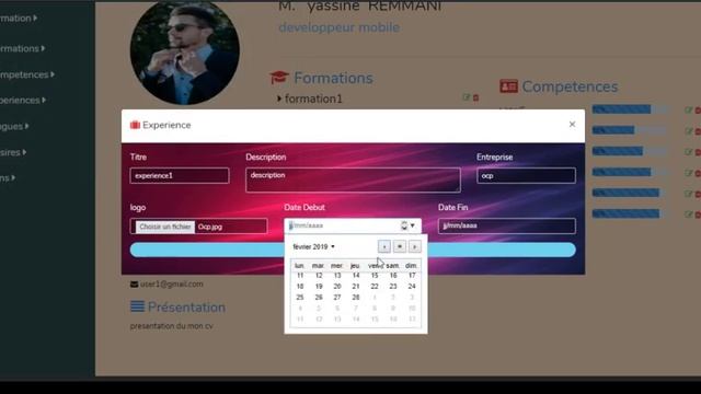 Cv online created by laravel and vuejs framewoks (Yassine RM) смотреть онлайн