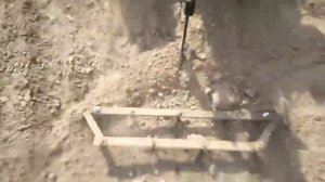 Плоскорез на мотоблок в работе