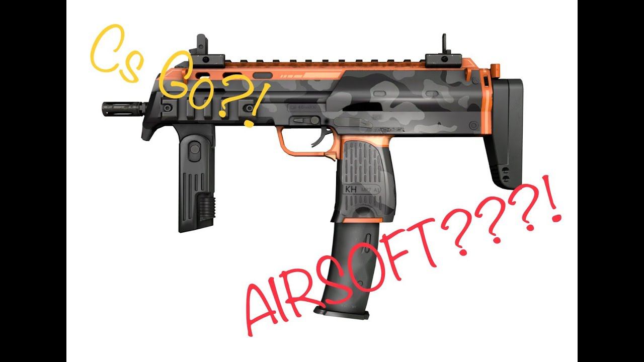 КС ГО в реальной жизни?!!! Обзор страйкбольного MP-7A1!!! смотреть онлайн