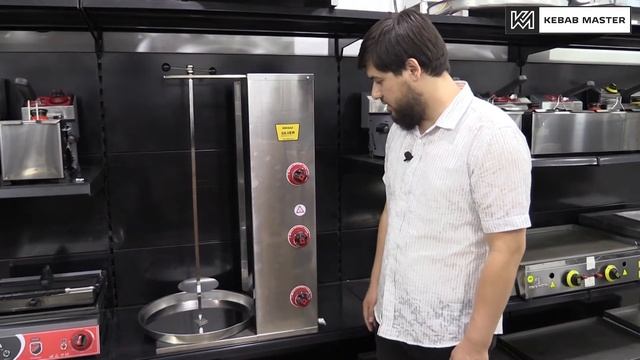 Газовый гриль для шаурмы Silver 21 61 смотреть онлайн