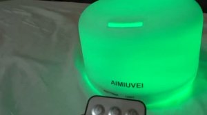 Humidificador aceites esenciales Review ? Lámpara Luz LED varios colores ??//bebé niños