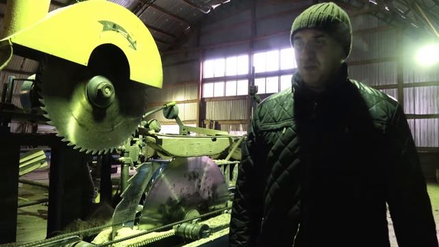 Обработка круглого леса| Станок продольной распиловки| СПР-1100