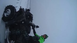 Квадроцикл Stels 800 Гепард. Зима обзор в полях. Надёжный, простой, удобный. РФ Веломоторс. 2023г