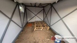 Обзор хоз блока из сэндвич панели