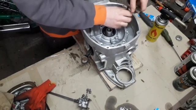 К-750 М-72 сборка мотора. часть 5. Новый двигатель К-750 М-72 правильная сборка! смотреть онлайн