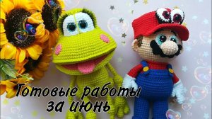 Готовые работы за июнь 2024//44 игрушки//Полухлопок и плюш//