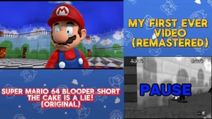 SMG4: The Cake is a Lie! Original Vs Remastered (Comparison)