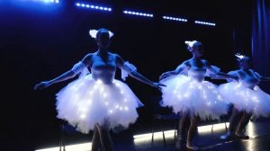 Неоновые балерины. Neon ballerinas.