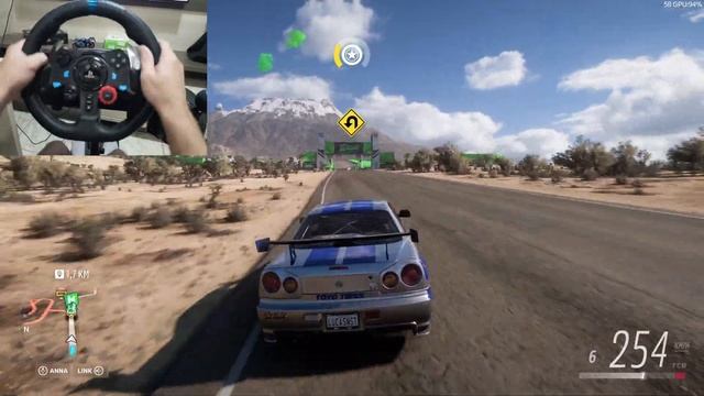 Skyline R34 | Forza Horizon 5 | Logitech G29 Gameplay Laptop смотреть онлайн