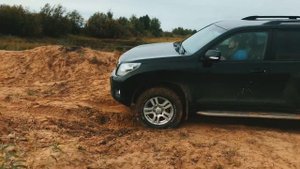 Тойота ленд крузер Прадо 150 Toyota Land Cruiser Prado поездка на карьер. Крузак 4x4 off road
