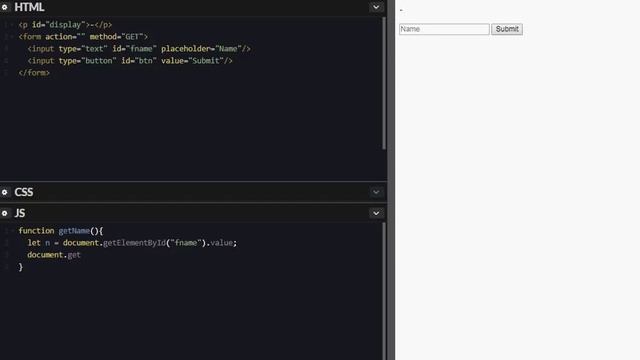 JavaScript addEventListener to form button смотреть онлайн