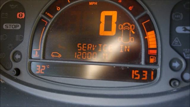 Service Light Reset - Renault Modus смотреть онлайн