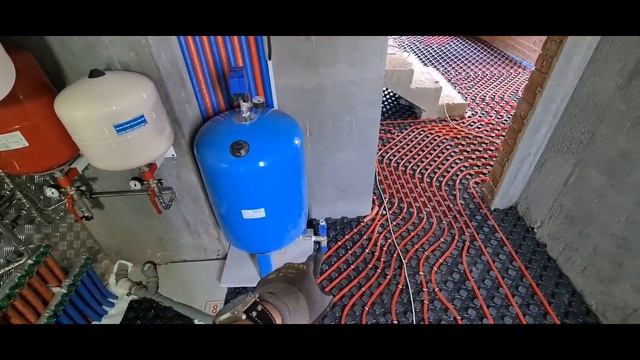 Система отопление с теплыми полами в частном доме. смотреть онлайн