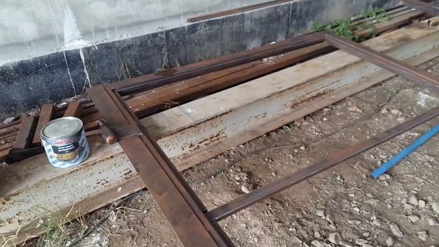 ? Распашные ворота. Как я их сделал! Гаражные ворота. ? смотреть онлайн