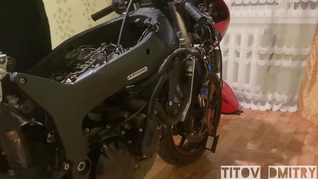 Разобрал Kawasaki zx6r (проверяем компрессию) Kawasaki zx6r 2007год