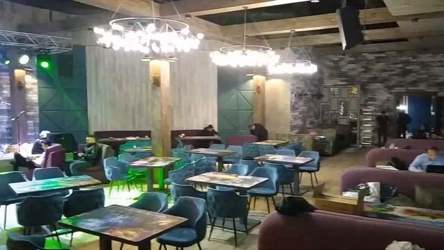 Дизайн ресторана / мой проект электрики , конечный результат.
