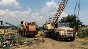 Установка двигателя на комбайн Нива СК 5