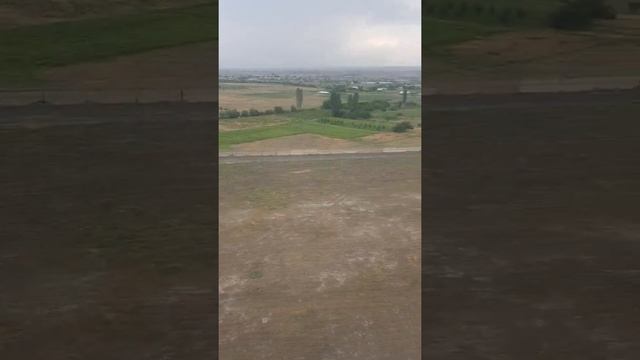 Landing View- Yerevan Airport, Armenia