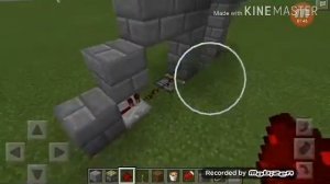 Как сделать лавовую дверь в MINECRAFT.