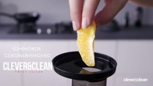 Компактная соковыжималка в стальном корпусе. Шнековая соковыжималка Clever&Clean Twist Juicer Silver