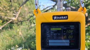 Прийом DVB-T2 на примітивну антену прибором Findsat vf-6800P