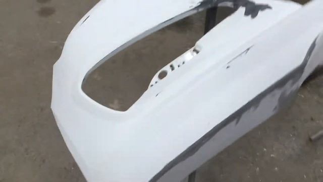 Покраска Hyundai. Ремонт бампера. смотреть онлайн