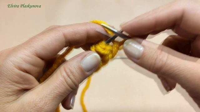 ДВУХСТОРОННИЙ УЗОР ДЛЯ СНУДА,ШАРФА,ШАПКИ. Вяжем спицами. смотреть онлайн