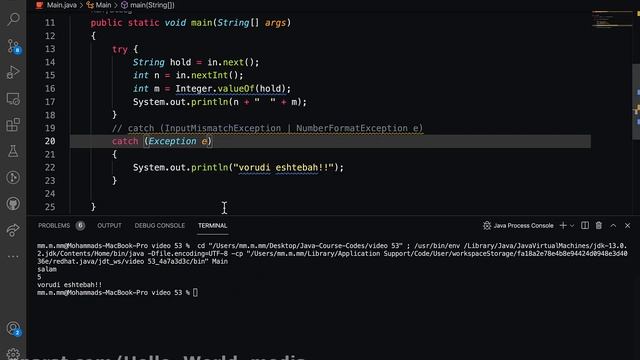 آموزش زبان جاوا - قسمت پنجاه و سوم - کنترل خطاها смотреть онлайн