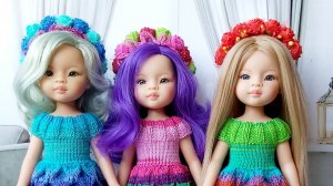 Журналы с МК по вязанию для кукол Паола Рейна. Одежда для кукол. Книги по вязанию.