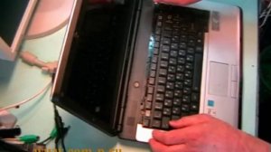 Разборка ноутбука Toshiba L300.