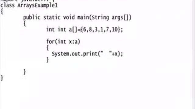 JAVA Session-14 Arrays class in util package