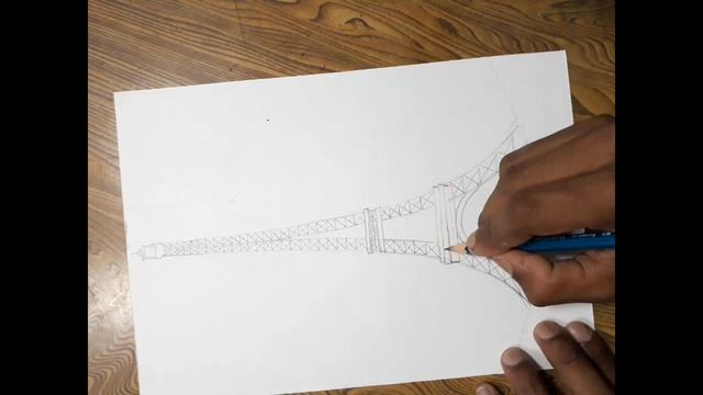 How to draw Eiffel Tower step by step very easy смотреть онлайн