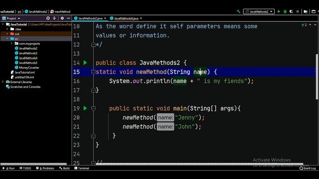 How to pass parameters in method? || Java Tutorial
