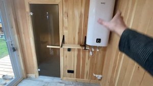 Баня бизон с террасой