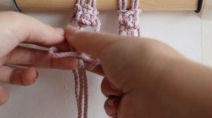 Макраме для начинающих: как закрепить верёвку на основе? Базовые узлы макраме.