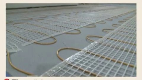 ThermoSoft Electric Radiant Floor Heating Mats - ThermoTile Installation
